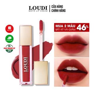 Son kem lì Loudi màu đỏ nâu A12 5g 2113ĐN chính hãng