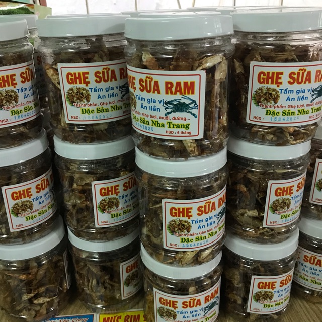 [Mã 267FMCGSALE giảm 8% đơn 500K] 🔥 Ăn Vặt 🔥FREE SHIP 🔥 Ghẹ Sữa Ram me 200gr 🦀🦀 | BigBuy360 - bigbuy360.vn