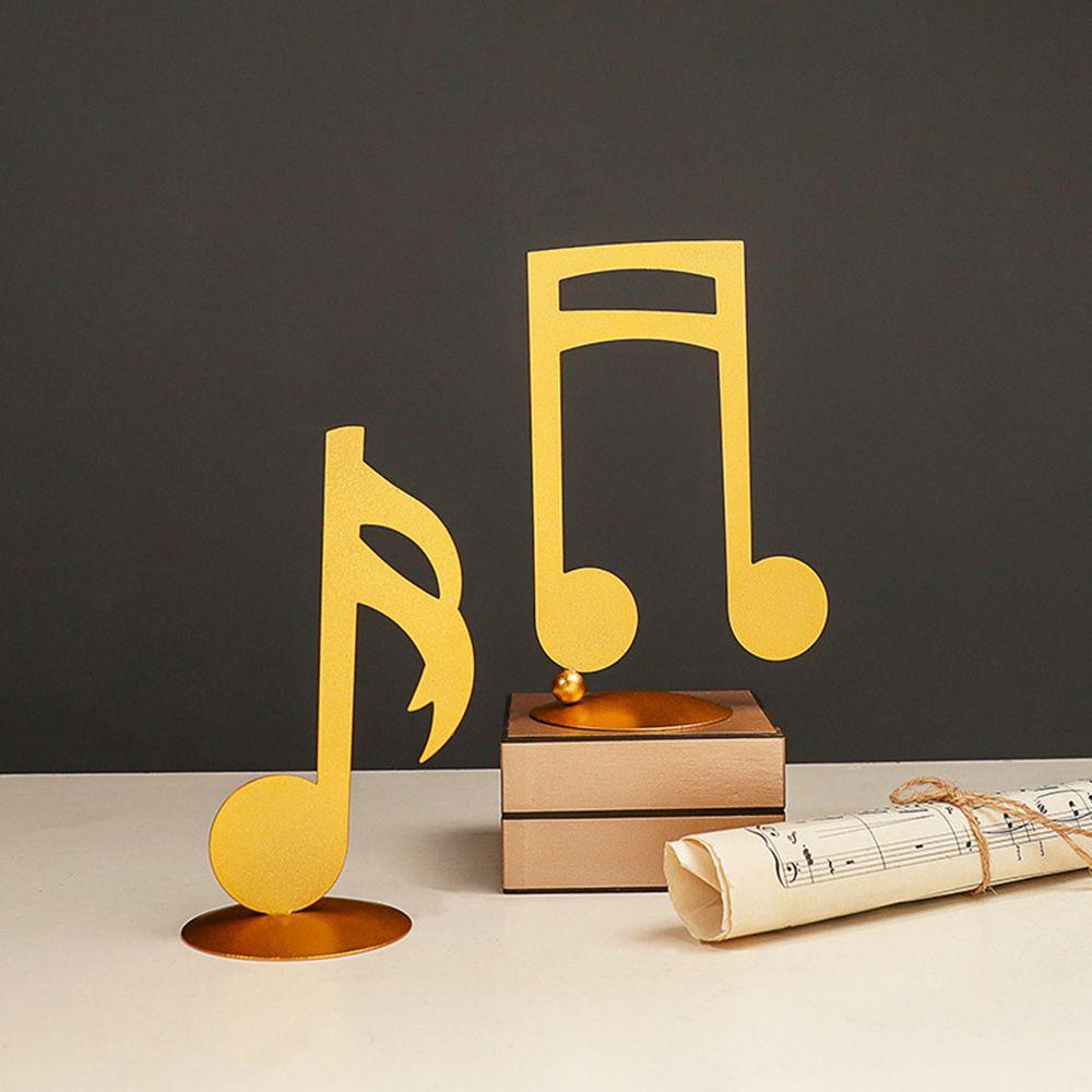 CONOPERY Đồ Trang Trí Thủ Công Hình Nốt Nhạc Bằng Sắt Độc Đáo