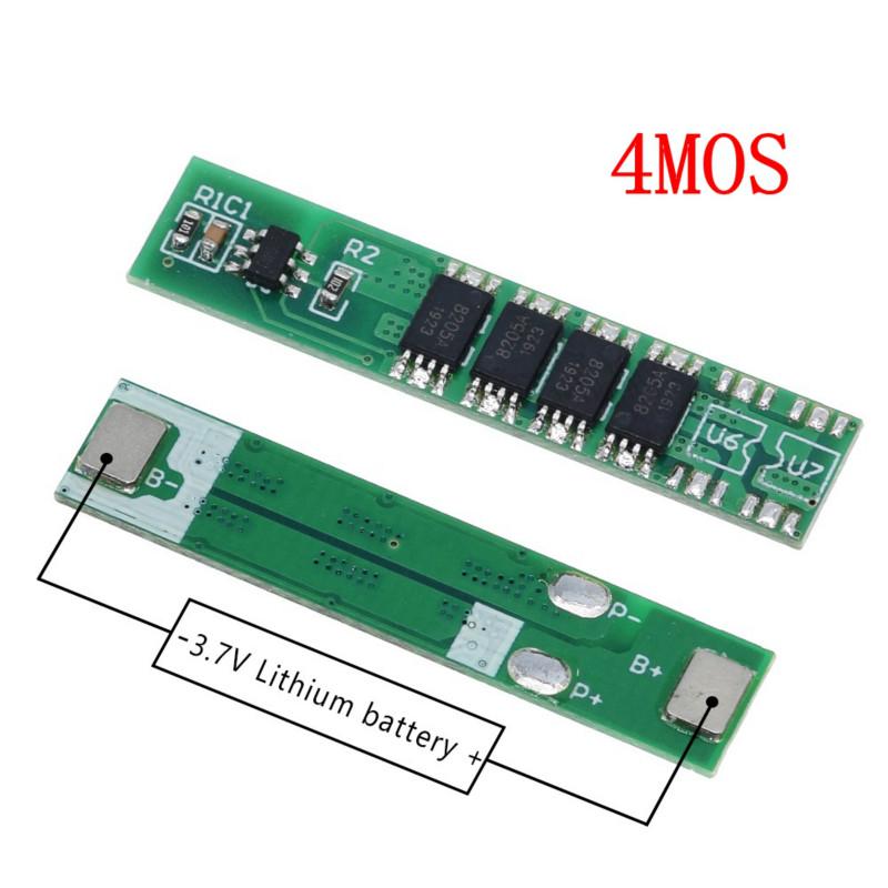 Bảng mạch bảo vệ pin 1S 7.5A 10A 15A 3.7V LI-ION 3 4 6MOS BMS PCM cho pin Lithium Lion 18650