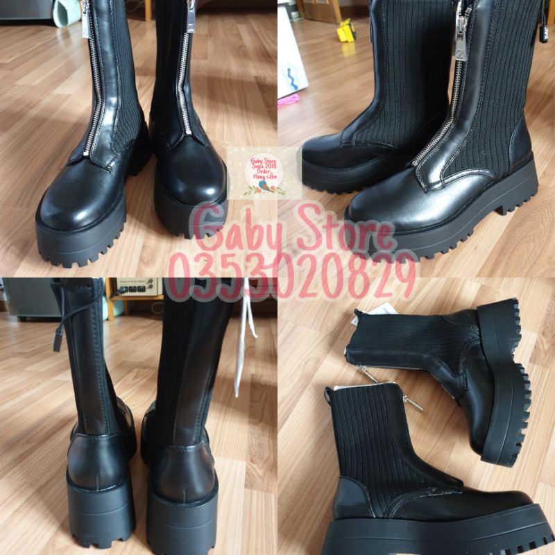 giày boot zara sz 36