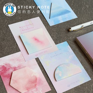 Giấy Note/ Ghi Chú chủ đề MÀU NƯỚC