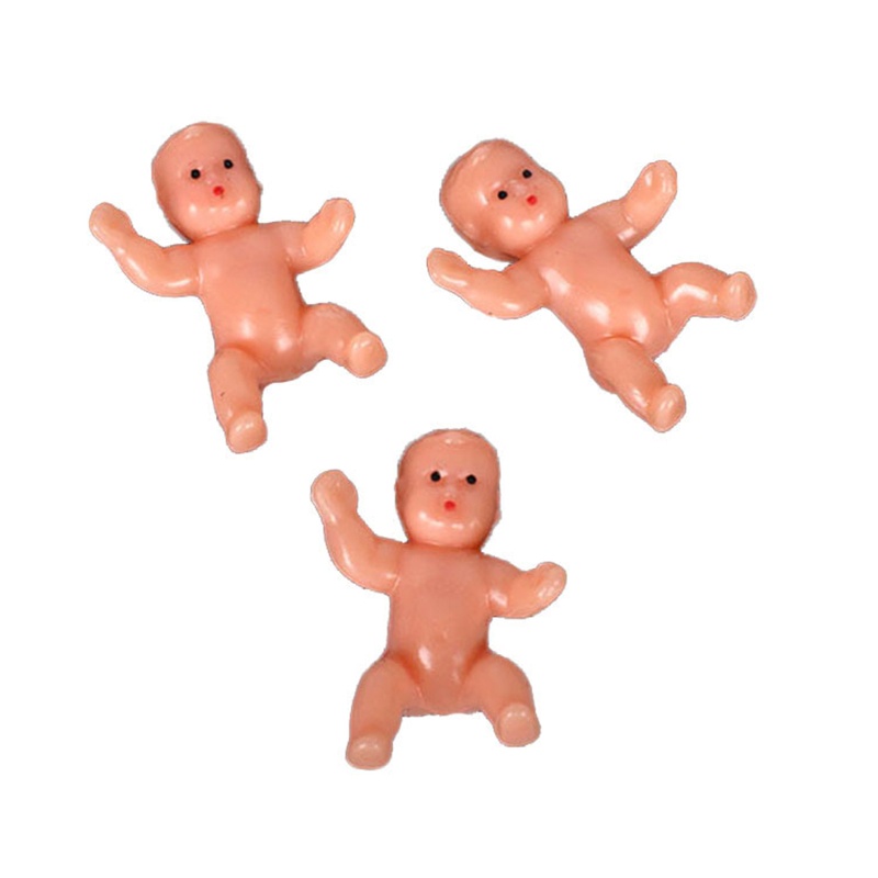 Set 10 Mô Hình Em Bé Trang Trí Tiểu Cảnh / Nhà Búp Bê