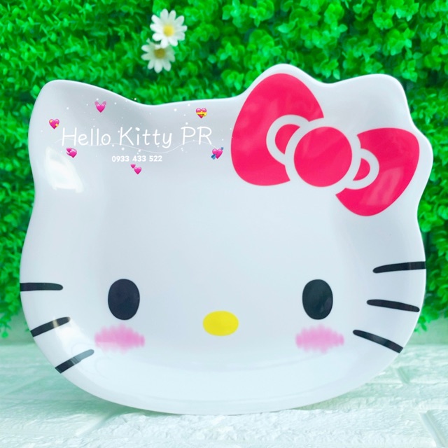 Dĩa cao cấp Hello Kitty