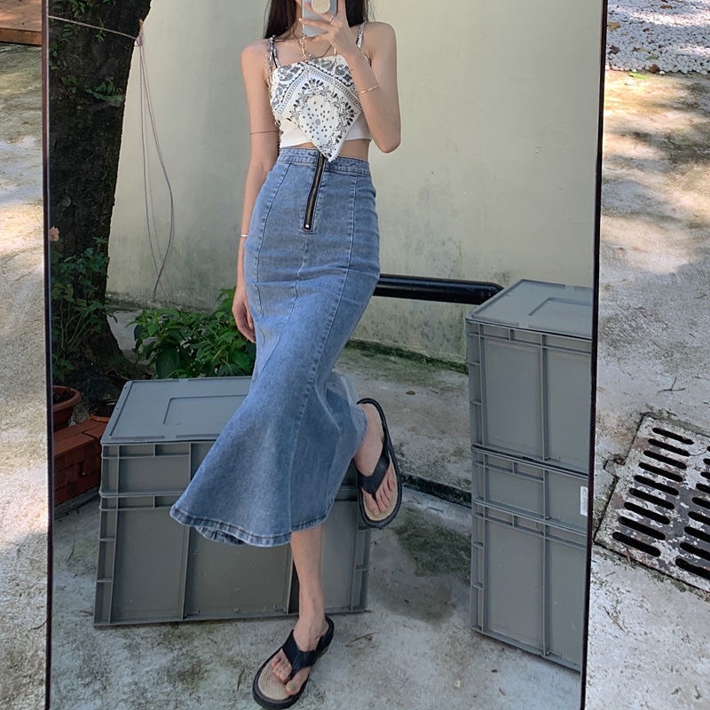Chân váy dáng ôm đuôi 🐠 xẻ giữa hot hit new 2022🌸🌸