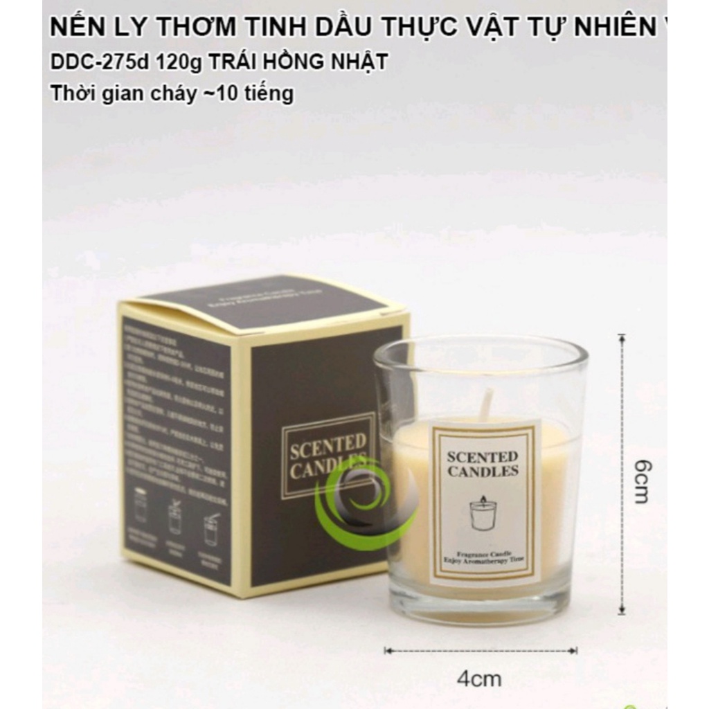 Nến thơm thiên nhiên trang trí phòng SCENTED CANDLES 4x6cm