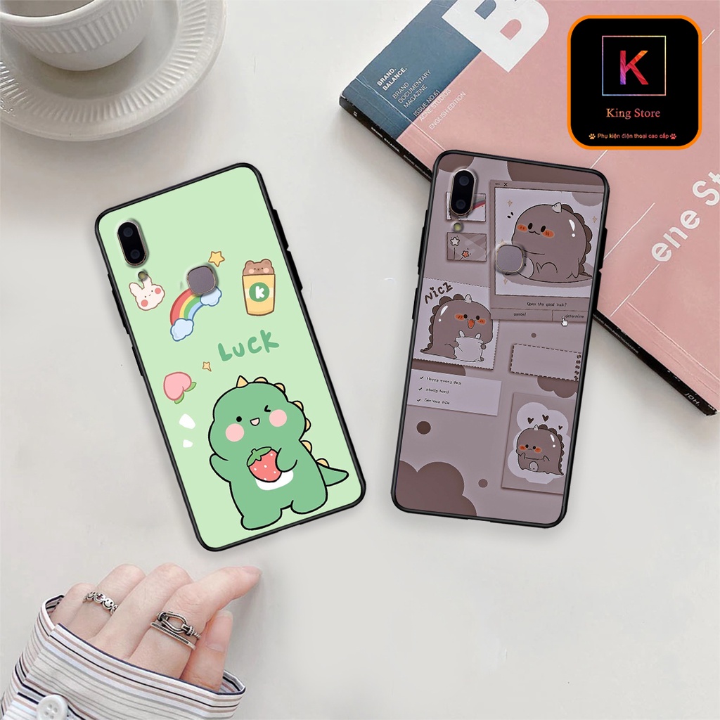 Ốp lưng Vivo V9 - Vivo Y85 - Ốp in hình khủng long,dinosaur dễ thương