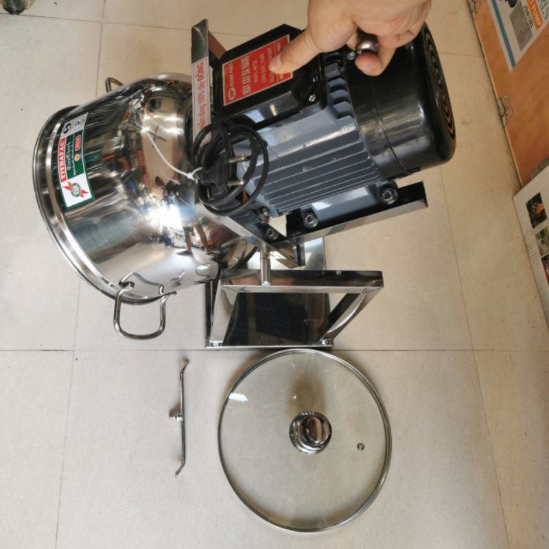 Máy Xay Thịt Ruốc Giò Chả Đa Năng 900W 1100W 1500W Khung Inox Tặng Que Đánh Ruốc