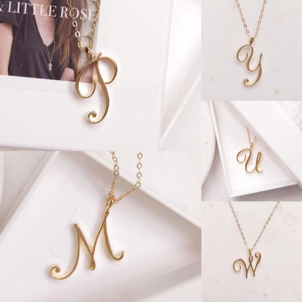Vòng cổ Mặt 26 Chữ Cái Tiếng Anh Thời Trang Cho Nữ