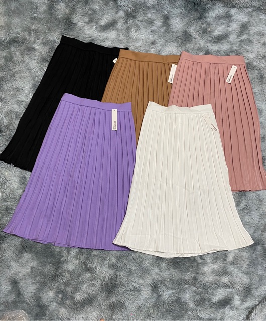 Chân váy dập ly fom dài | BigBuy360 - bigbuy360.vn