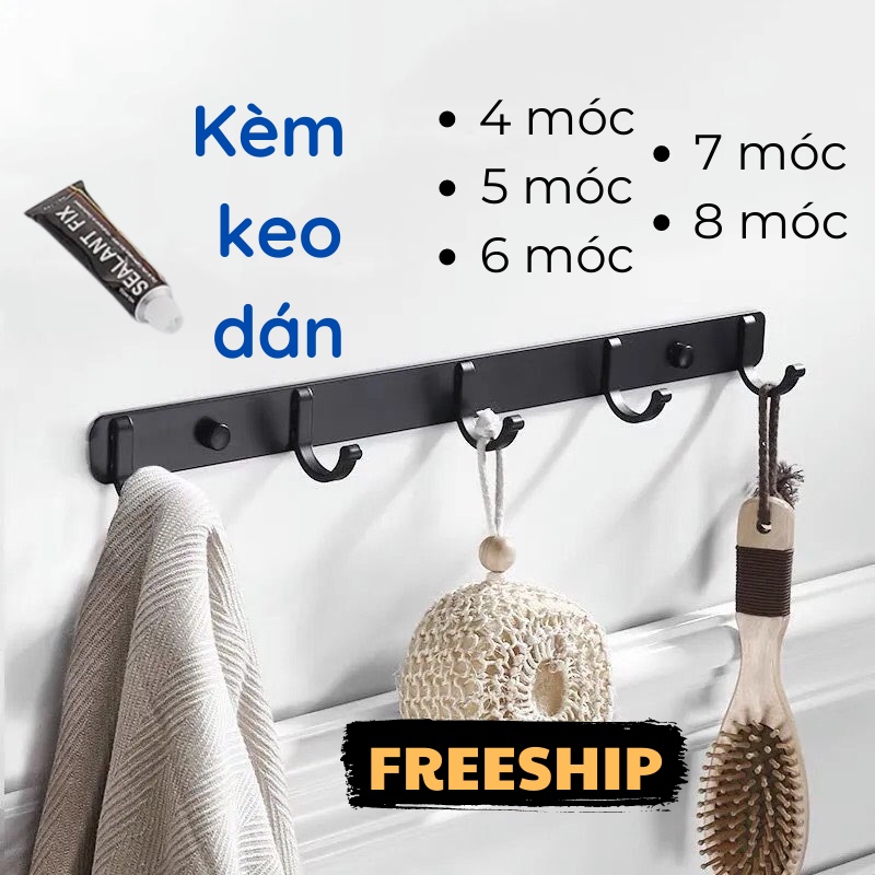 Móc Treo Gắn Tường, Móc Dán Tường Kèm Ốc Cố Định - KHO GIA DỤNG TRẦN PHÚ