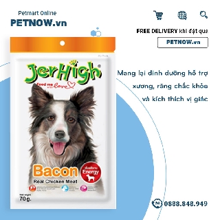 COMBO 5 GÓI Snack Jerhigh Bacon 70g