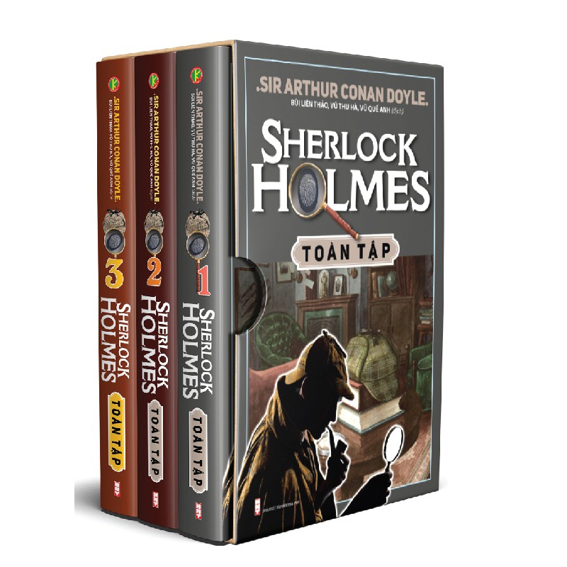 Sách Sherlock Holmes Trọn Bộ 3 Tập