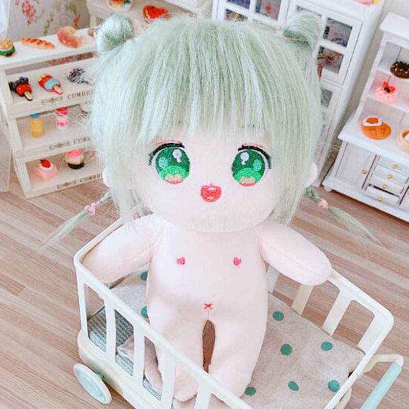 Đồ chơi búp bê nhồi bông kiểu BTS EXO Black Pink aespa Xiao Zhan Yibo dễ thương 20cm