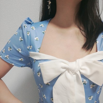 ( ORDER ) Đầm nữ baby blue dáng ôm ulzzang AK1021 ảnh thật ở cuối | BigBuy360 - bigbuy360.vn