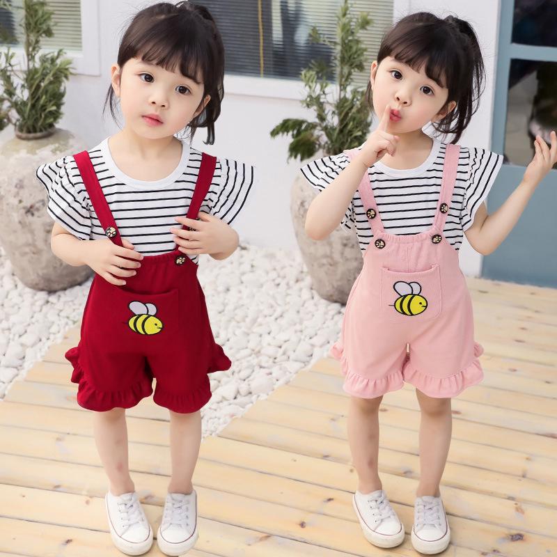Set Quần Áo Mùa Hè Thời Trang Dành Cho Bé Gái 20201-2 - 34 Tuổi