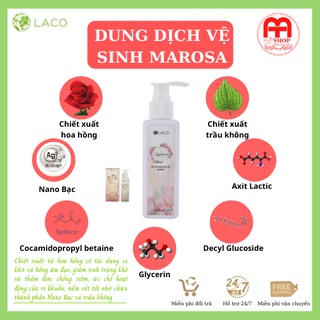 [Chính Hãng] Dung Dịch Vệ Sinh Phụ Nữ Marosa Laco / An Toàn, Dịu Nhẹ, Giảm Nấm Ngứa, Hết Khí Hư, Thơm Mát, Hồng Khít