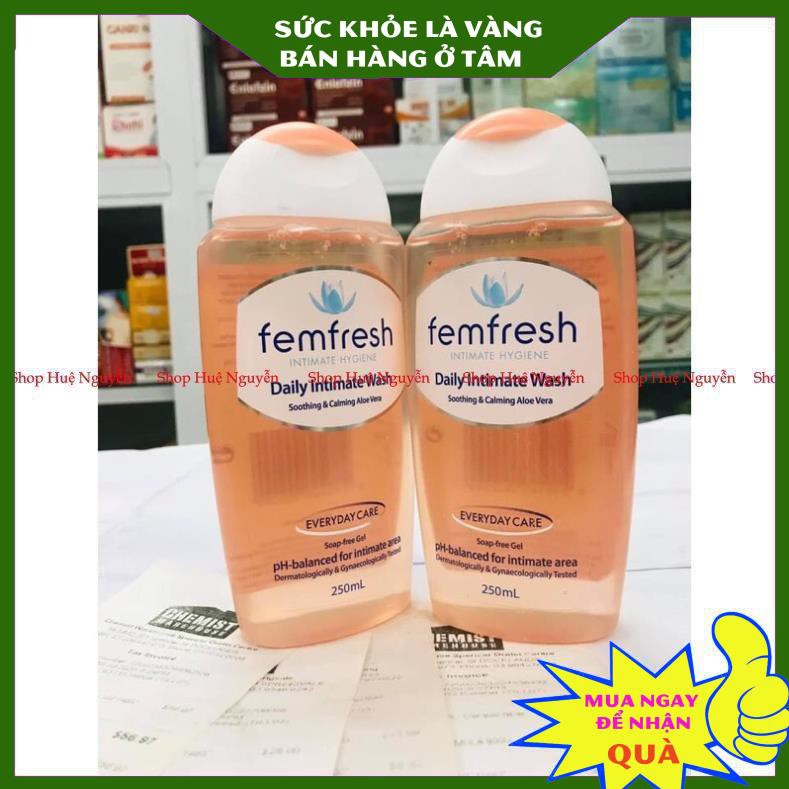 Dung Dịch Vệ Sinh Phụ Nữ Femfresh Daily Intimate Wash 250ml của ÚC, giúp sạch khô thoáng và mùi nhẹ nhàng