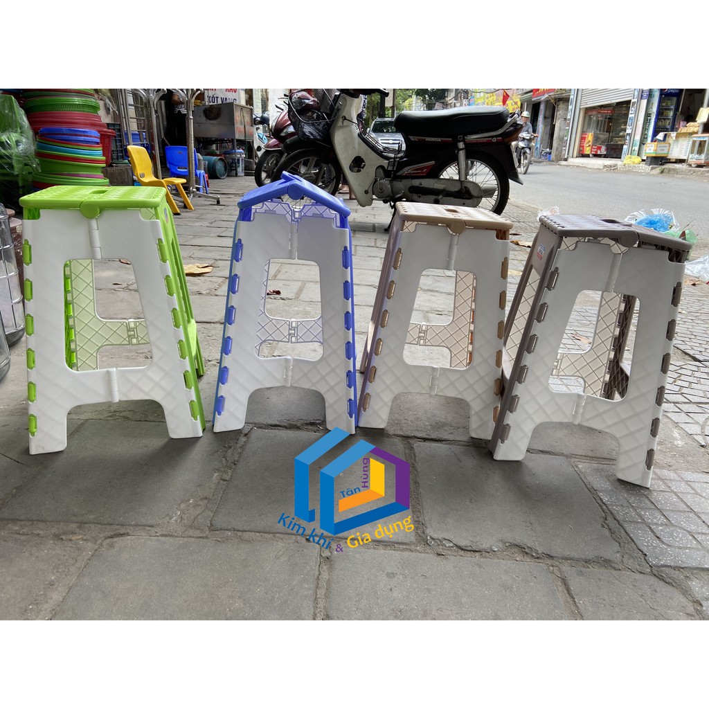 GHẾ NHỰA XẾP CAO DUY TÂN-Kích thước 33,7 x 29,2 x 42,4 cm | BigBuy360 - bigbuy360.vn