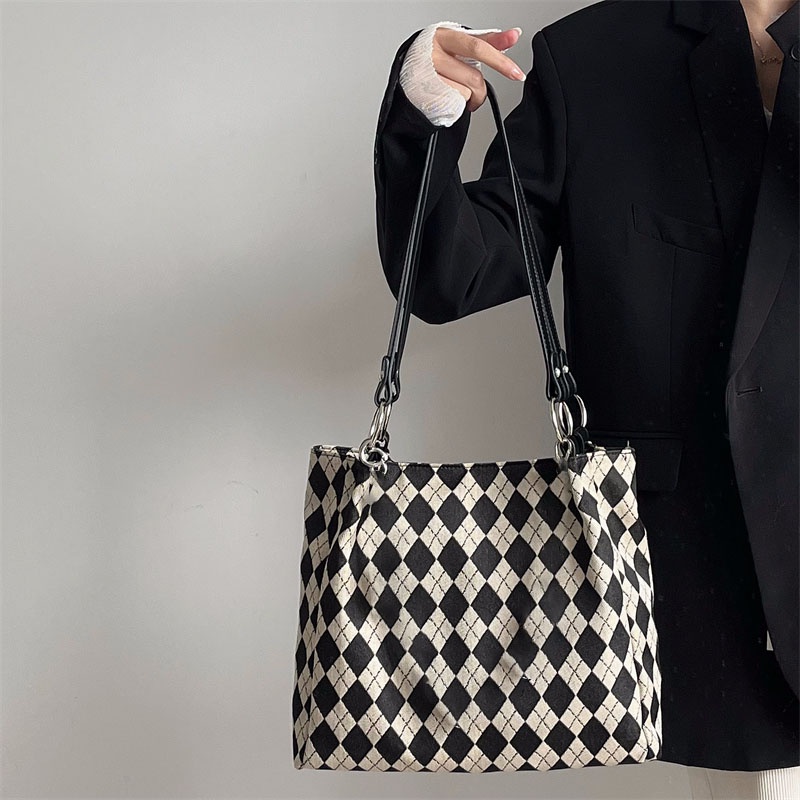 Túi tote Đeo Vai Chất Liệu Vải Bố 2022 Mẫu Mới Đa Năng Thời Trang Dành Cho Nữ