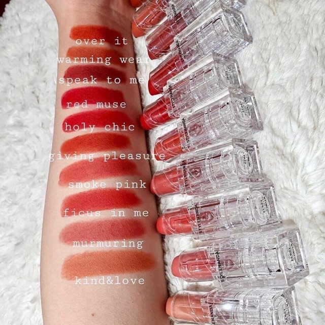 SON 3CE SOFT MATTE LIPSTICK CLEAR LAYER EDITION