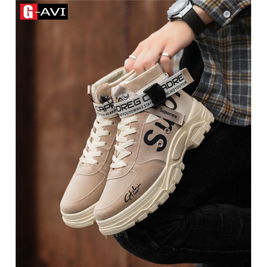 Giày thể thao cao cổ nam Avi375 mẫu mới hot trend 2021 trẻ trung năng động | BigBuy360 - bigbuy360.vn