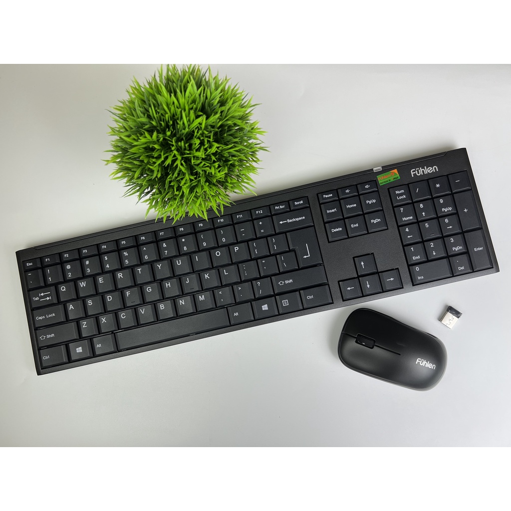 Bộ bàn phím và chuột không dây Fuhlen A120G - Bảo hành 2 năm