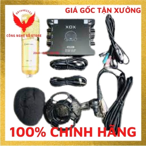 [Mã 44ELSALE2 giảm 7% đơn 300K] (Hàng có sẵn) Bộ Thu âm K10 k108 Tặng dây lấy nhạc