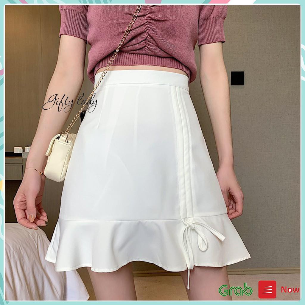 Chân Váy Chữ A Lưng Cao Rút Dây, Vải Dày Đẹp Phong Cách Hàn QuốcTrẻ Trung| Gifty | BigBuy360 - bigbuy360.vn