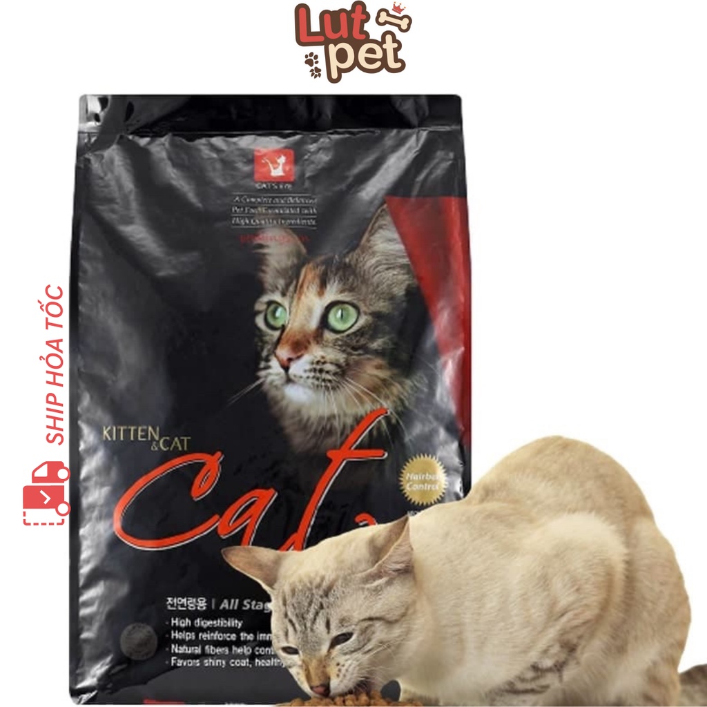 2KG - Hạt Cateye - thức ăn hạt khô cho mèo mọi lứa tuổi - lutpet