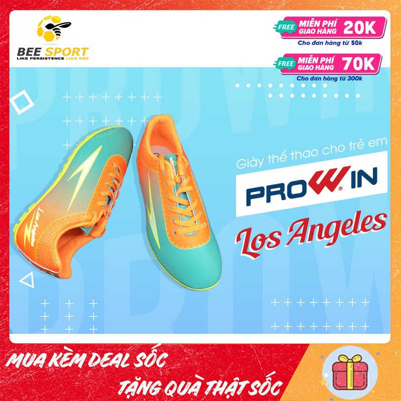 Giày đá bóng trẻ em sân cỏ nhân tạo Prowin Los Angeles - Giày đá banh trẻ em giá rẻ, bền đẹp