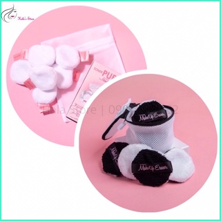 Bộ bông thấm Toner Puff 7 miếng và 5 miếng 2-in-1 Makeup Eraser