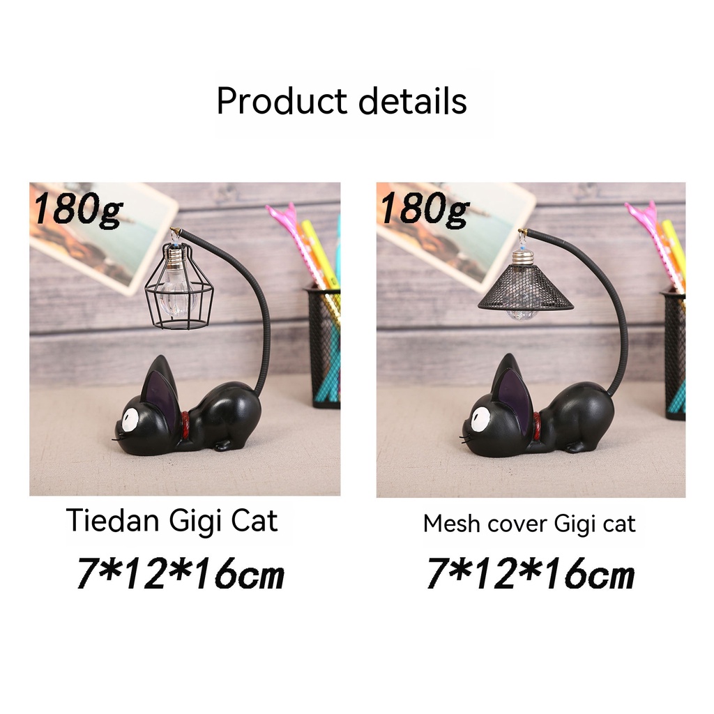 Đèn Ngủ Hình Mèo Kurokiji Dễ Thương Dùng Trang Trí Nhà Cửa