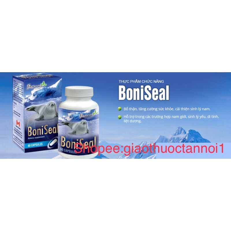 Boni seal+ seal - hỗ trợ sinh lý nam giới,Hỗ trợ phòng &amp; điều trị phì đại tuyến tiền liệt,viêm tinh hoàn,tuyến tiền liệt