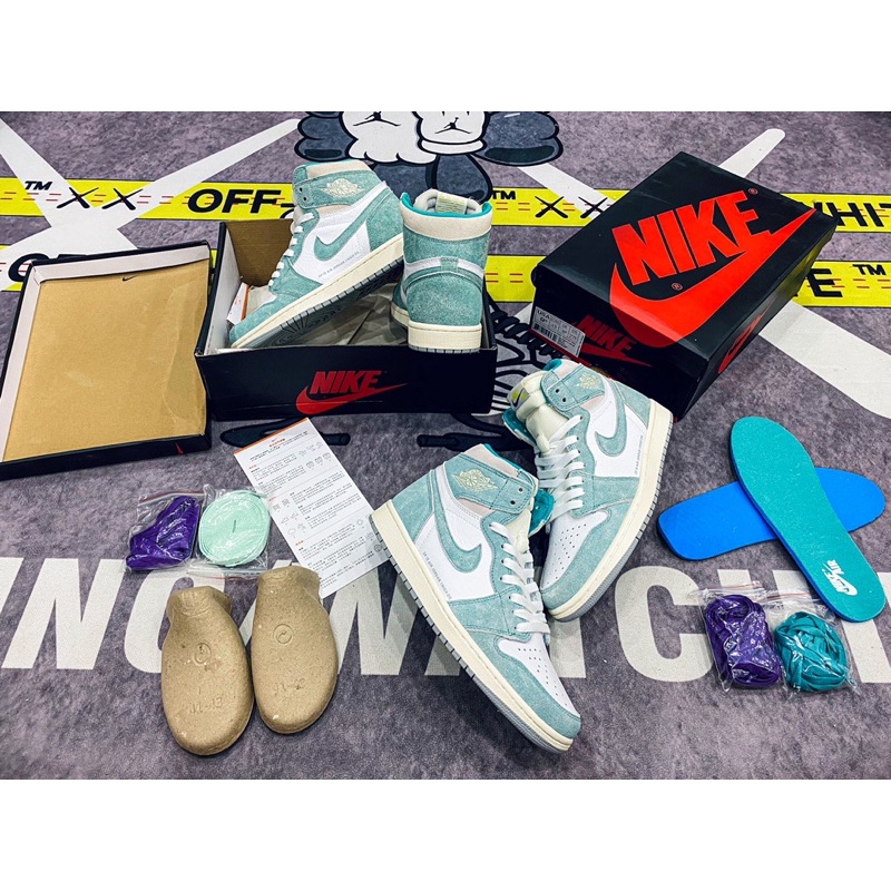 Giày thể thao Sneaker Cổ cao | Jordan 1 High Turbo Green