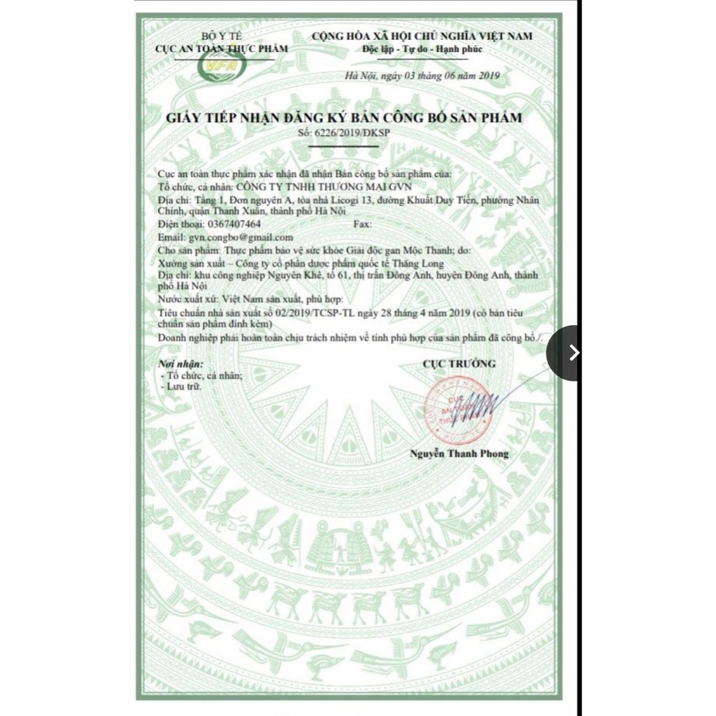GIẢI ĐỘC GAN MỘC THANH - Hộp 60 viên Giúp tăng cường chức năng Gan