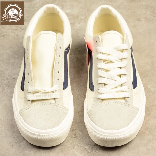 Giầy thể thao VANS style old skool trắng vạch đen ! ,, . ,, .