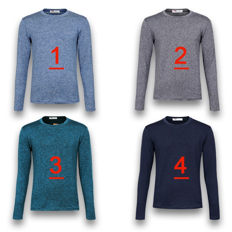 Áo thun tay dài nam cổ tròn tập gym ADT04.2 PigoFashion, chọn lựa nhiều màu | BigBuy360 - bigbuy360.vn