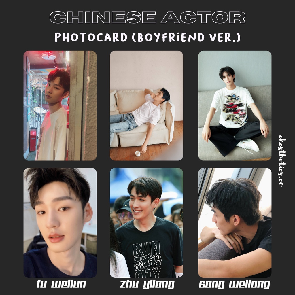 [ CHINA ACTOR ] Ảnh Card Bo Góc Diễn Viên Nam Trung Quốc - Chủ Đề Boyfriend [ PHOTOCARD ]