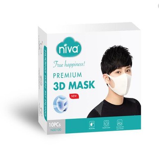 Khẩu Trang 3D Niva Người lớn Hộp 10 Chiếc