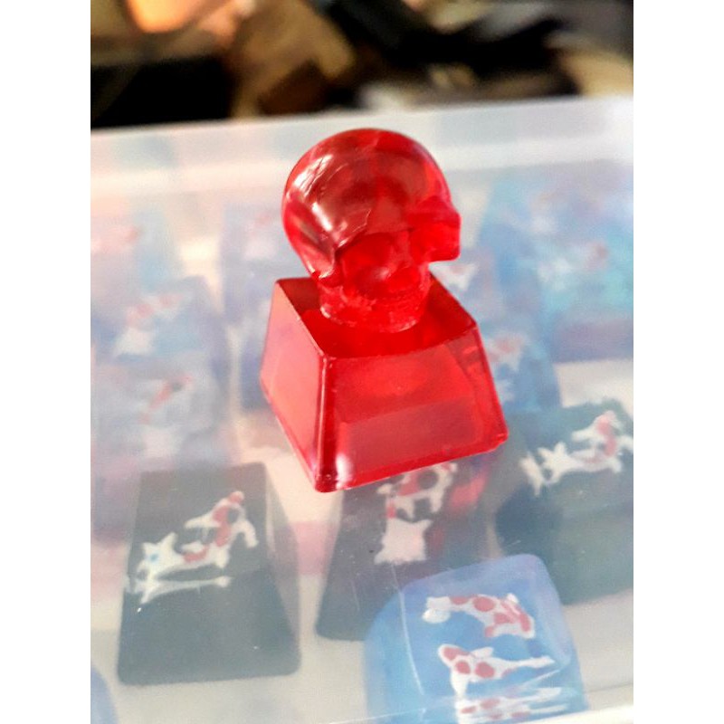 keycap skull sắc màu trang trí bàn phím cơ. bán lẻ giá sỉ.