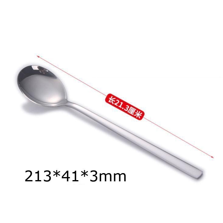 Muỗng / Nĩa Cán Dài Bằng Bạc 304 Chất Lượng Cao