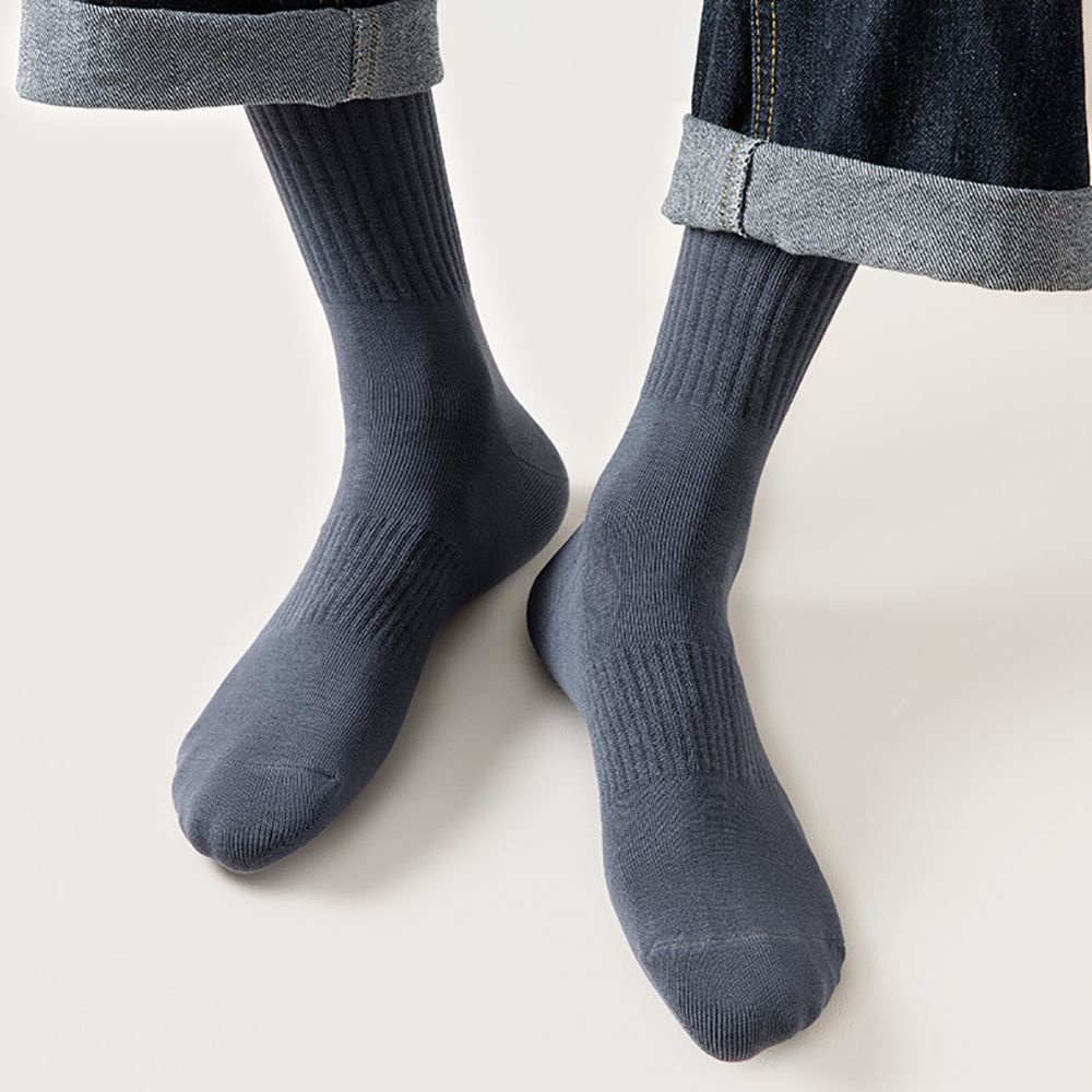 Vớ cotton cổ cao kẻ sọc mềm mại nhiều màu sắc phong cách Harajuku VANES1