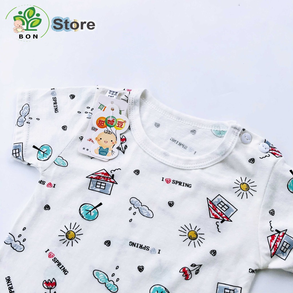 Quần Áo Bé Gái Bé Trai Cao Cấp chất Cotton Thoáng Khí Thấm Mồ Hôi Bon Store từ 10 đến 28kg GH09