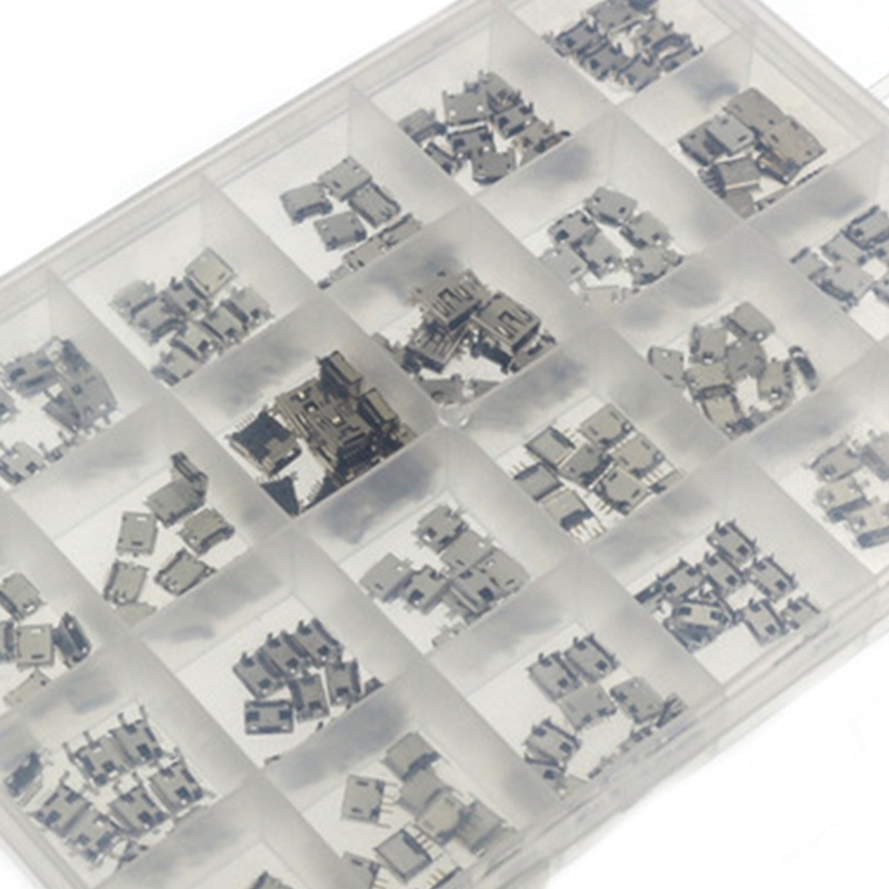 Bộ 240 Đầu Nối Cổng Micro USB 6 Pin Cái Cho Điện Thoại / MP3 / 4