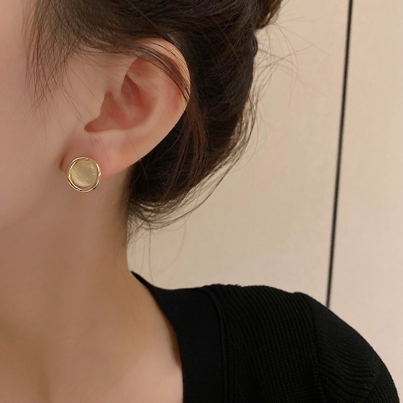 Khuyên Tai Opal Phong Cách Thời Trang Chất Lượng Cao Độc Đáo 2022 Cho Nữ