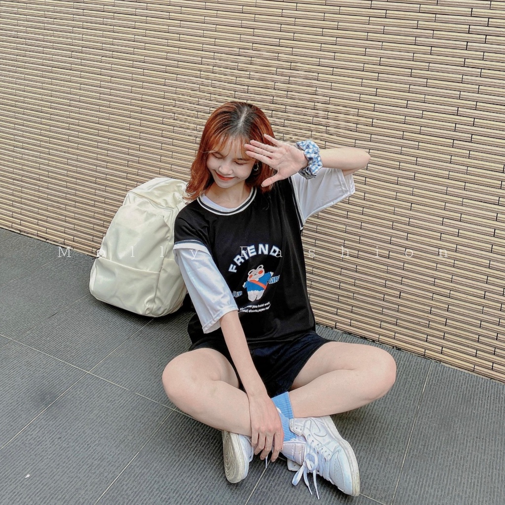 Set Đồ Bộ Bóng Rổ Nam Nữ BEAR FRIEND phong các Ulzzang, Phom Unisex Freesize Molly Fashion