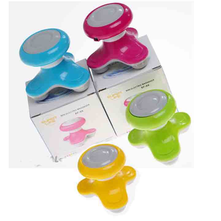 Máy massage cầm tay mini rung 3 chân MIMO dùng pin hoặc cáp sạc, máy mát xa toàn thân lưng cổ vai gáy tiện dụng