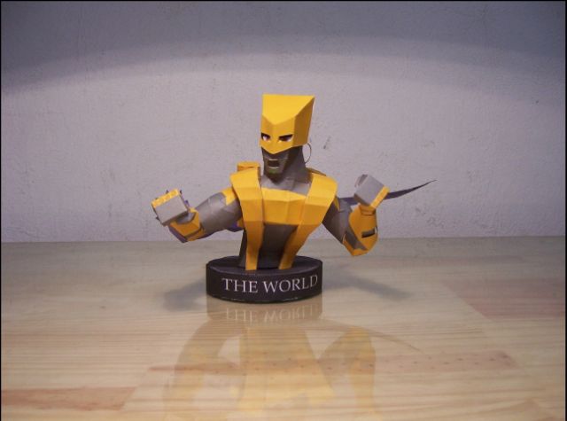 Mô hình giấy  Stand The World Bust

Và Stand Star Platinum Bust