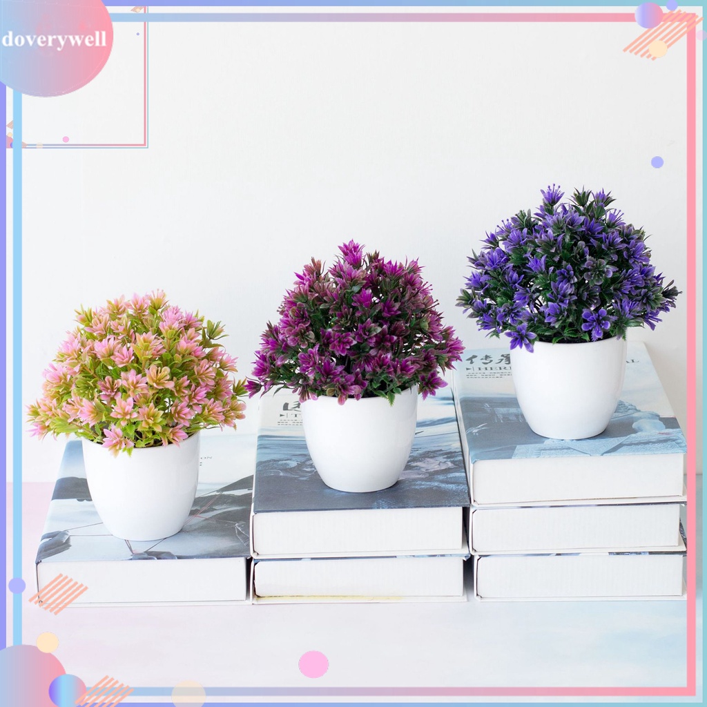 Chậu hoa giả trang trí nhà xinh xắn đẹp mắt